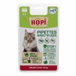 Hopi pipette anti puces chat de plus de 6 kg - 4 mois de protection antiparasitaire - extraits de plantes ...