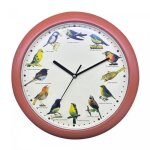 Horloge chant doiseau bois herzberg hg03701