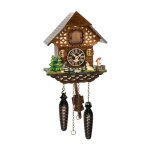 Horloge � coucou selva creations - attenweiler - bois massif - mouvement � quartz avec musique