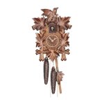Horloge coucou - selva creations - stockach - bois massif - laqué noyer - 20 cm de haut Horloge coucou - selva creations - stockach - bois massif - laqué noyer - 20 cm de haut