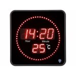 Horloge digitale radio - pilote rouge avec temprature