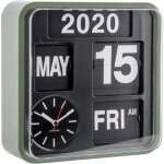 Horloge - karlsson - mini flip - 24. 5 cm - plastique - vert - design contemporain
