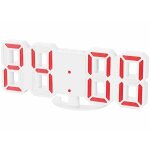 Horloge led - lunartec - compacte - chiffres  7 segments - luminosit rglable - mode nuit automatique ...