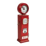 Horloge m�tal verre route 66