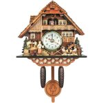 Horloge murale � coucou en bois massif - unbranded - vintage - multicolore - rectangulaire