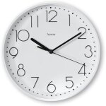 Horloge murale - hama - salina - silencieuse - � 22 cm - grands chiffres