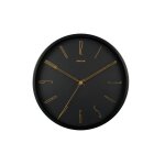 Horloge murale - karlsson - belle numbers - m�tal - rond - style scandinave moderne