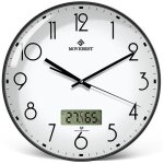 Horloge murale - marsee - vintage - 30 cm - thermom�tre - hygrom�tre - silencieuse