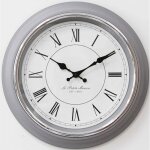Horloge murale - mebus - 12966 - cadran blanc -  40 cm - mouvement  quartz