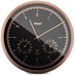 Horloge murale - mebus - tinytime 1978 - radio - pilotée - silencieuse - thermomètre et hygromètre Horloge murale - mebus - tinytime 1978 - radio - pilotée - silencieuse - thermomètre et hygromètre