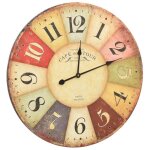 Horloge murale - omabeta - hb08516 - vintage - multicolore - 60 cm Horloge murale - omabeta - hb08516 - vintage - multicolore - 60 cm