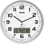 Horloge murale - hama - extra - affichage analogique - indicateur de temp�rature - blanc