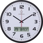 Horloge murale radiopilotée - renkforce - hd - wrcl135 - noir - 32 cm - piles fournies Horloge murale radiopilotée - renkforce - hd - wrcl135 - noir - 32 cm - piles fournies