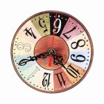 Horloge murale - surenhap - ronde - vintage - mdf - 12 cm - décoration intérieure Horloge murale - surenhap - ronde - vintage - mdf - 12 cm - décoration intérieure