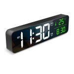 Horloge numrique led rveil murale pour le salon grand cran de 105 2 alarme 6 niveaux de luminosit ...