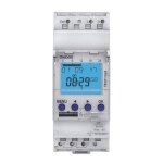 Horloge programmable digitale - theben - tr611 top3 - 1 canal - blanc - int�rieur