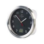 Horloge de salle de bains - st. leonhard - radio - pilotée - Étanche - thermomètre - hygromètre Horloge de salle de bains - st. leonhard - radio - pilotée - Étanche - thermomètre - hygromètre