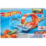 Hot wheels - looping de champion - circuit / petite voiture circuit - orange - d�s 4 ans