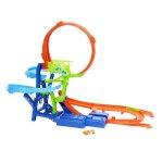 Hot�wheels - piste multi crash - coffret propulseur motoris� et voiture - hot wheels - jfd12