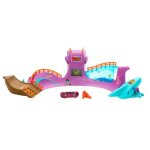 Hot wheels skate - skatepark octopus - coffret avec fingerboard exclusif hmk01