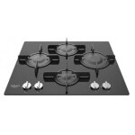 Hotpoint ftghg 641 d - ha(bk) int�gr� cuisini�re � gaz noir fonte m�thane rotatif