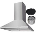 Hotte acier inoxydable 600 mm hotte aspirante cuisine hotte ilot