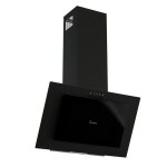 Hotte aspirante cuisine 60cm inclinées acier inoxydable verre noir Hotte aspirante cuisine 60cm inclinées acier inoxydable verre noir