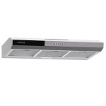 Hotte aspirante encastr�e klarstein contempo 90 - acier inoxydable - 90 cm - 200 m� / h - led - argent ...