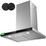 Hotte aspirante - gasland - tr60ss - 60cm - 882m� / h - commande tactile 4 niveaux