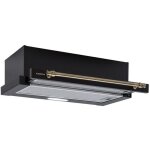 Hotte casquette - klarstein - vilhelmine 60 - Éclairage led - 332 m³ / h - design rétro Hotte casquette - klarstein - vilhelmine 60 - Éclairage led - 332 m³ / h - design rétro