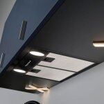 Hotte cuisine silverline encastrable alpha noir 60 cm