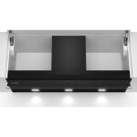 Hotte dcor murale avec finition en verre siemens - lj97bam60 - l877cm / p298cm / 34cm - noir