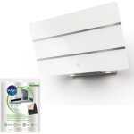 Roblin hotte dcorative incline aspirante inox verre largeur 80cm dbit dair 730m3 / h