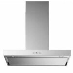 Hotte d�corative - novy - 6510 - chemin�e plate - 3 pr�s�lections - 423 m3 / h