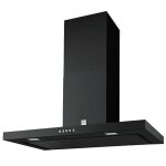 Hotte dcorative roblin 6804684 - chemine plate - noir - extraction et recirculation - 89. 8 cm - 49. ...