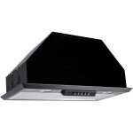 Gurari gch b 051 52 bl hotte encastrable 52 cm noir 1000 m� / h hotte hotte aspirante hotte de circulation ...