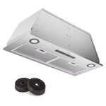 Hotte encastrable klarstein - 72 cm - Évacuation - led - gris Hotte encastrable klarstein - 72 cm - Évacuation - led - gris