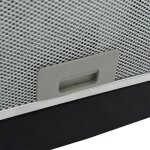 Hotte �lot salalis - capteur tactile lcd - verre tremp� - noir - 38 x 375 x (35 - 1285) cm - 180 w - ...