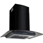 Hotte murale acier inoxydable 756 m - h 60 cm noir hotte aspirante cuisine hotte dcorative moderne90 ...
