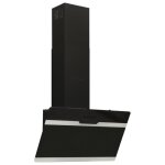 Hotte murale - garosa - 60 cm - acier et verre tremp� - noir - 297 m� / h