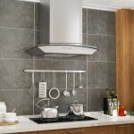 Hotte murale - vidaxl - 60 cm - evacuation & recyclage - 756 m / h - led