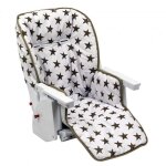 Housse dassise pour chaise haute bb enfant gamme ptit - celeste - monsieur bb