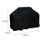 Housse bche couverture barbecue grill  gaz 170x61x117cm anti pluie poussire