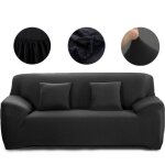 Housse de canap 3 placeshousse de canap 195 - 230cm extensible dcoration du maison accoudoirs lastique ...