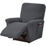 Housses de canap lot de 4 extensibles pour fauteuil inclinable de relaxation et de massagedotes de ...