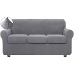 Housse canap� extensible protege canape 3 places avec accoudoirs spandex housse de canap� epaissie protection ...