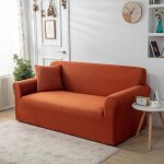 Housse de canapé impermeable 3 places avec accoudoirs revêtement de canapé extensible couleurs unies ... Housse de canapé impermeable 3 places avec accoudoirs revêtement de canapé extensible couleurs unies ...