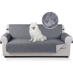 Housse de canap housses de protection de canap impermables pour fauteuil (gris 3 places)