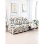 Housse canap� relax 3 places housse de fauteuil extensible 8 pi�ces avec poche protecteur pour fauteuil ...