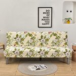 Housse de canap� sans accoudoir 3 places housse de canap� clic clac extensible universel lavable couverture ...